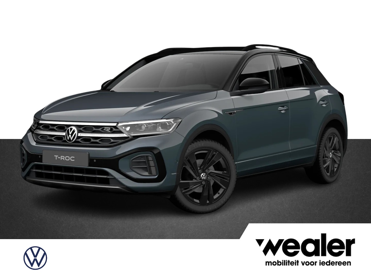 Volkswagen T-Roc - R-Line Business 1.5 110 kW / 150 pk TSI SUV 7 vers n. DSG | Black Style | LED Matrix | Pan - AutoWereld.nl