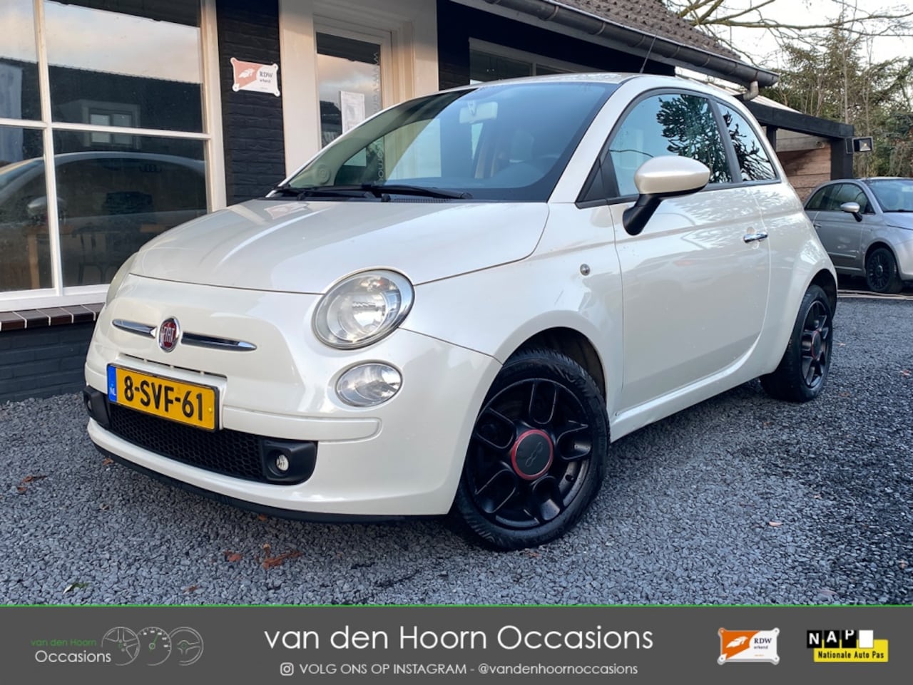 Fiat 500 - 1.4-16V Sport 100 PK | PARELMOER | LEDER | NW APK - AutoWereld.nl