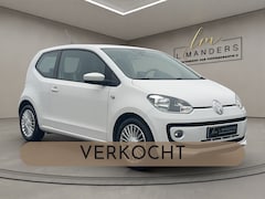 Volkswagen Up! - 1.0 High Up BlueM. WIT 2012 | Airco | Navigatie | 3-deurs