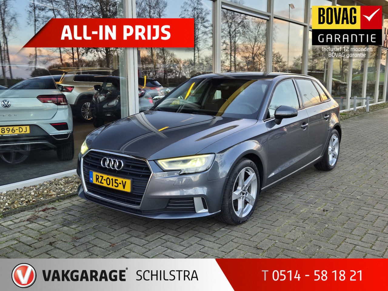 Audi A3 Sportback - 1.0 TFSI Sport Lease Edition | Navi | Clima | Led - AutoWereld.nl