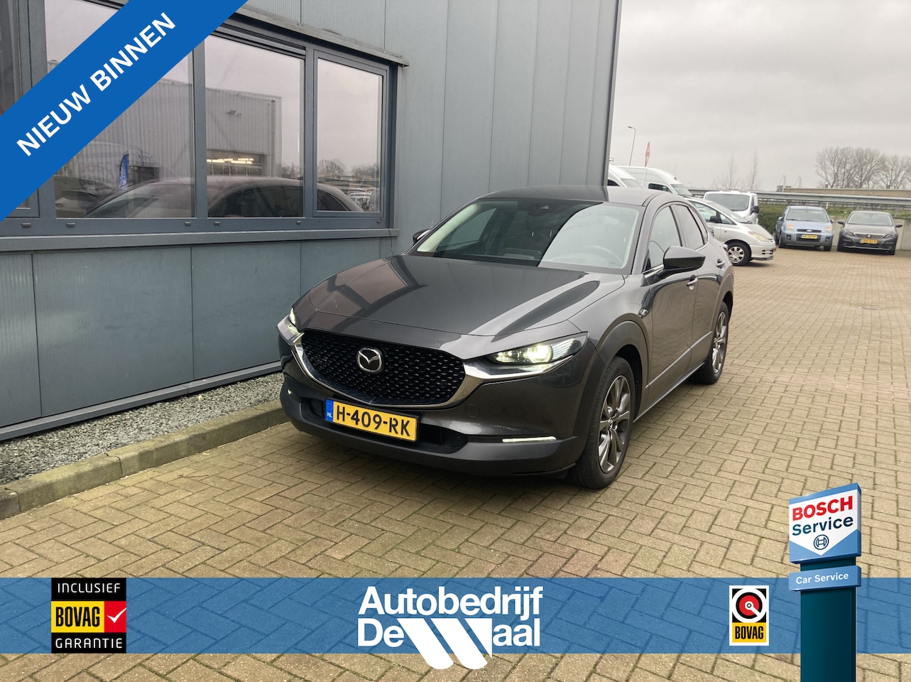 Mazda CX-30 - 2.0 M Hybrid 180PK Automaat Luxury LEDER/BOSE/CAMERA/NAVI/CARPLAY/PDC/TREKHAAK - AutoWereld.nl