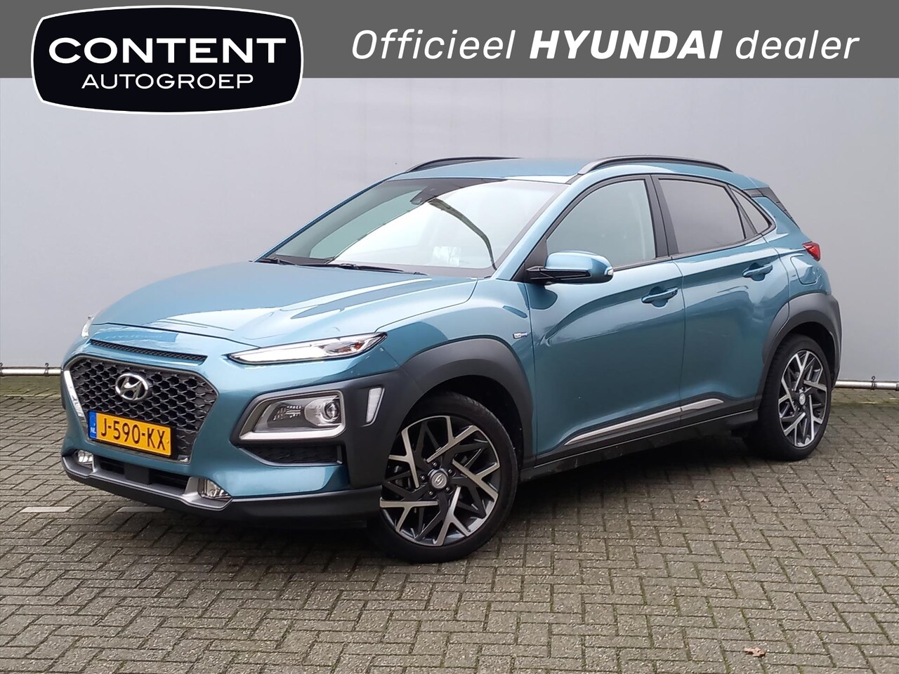 Hyundai Kona - GDI 141pk HEV 2WD Aut. Premium | Trekhaak | Navi | Clima en Cruise Control - AutoWereld.nl