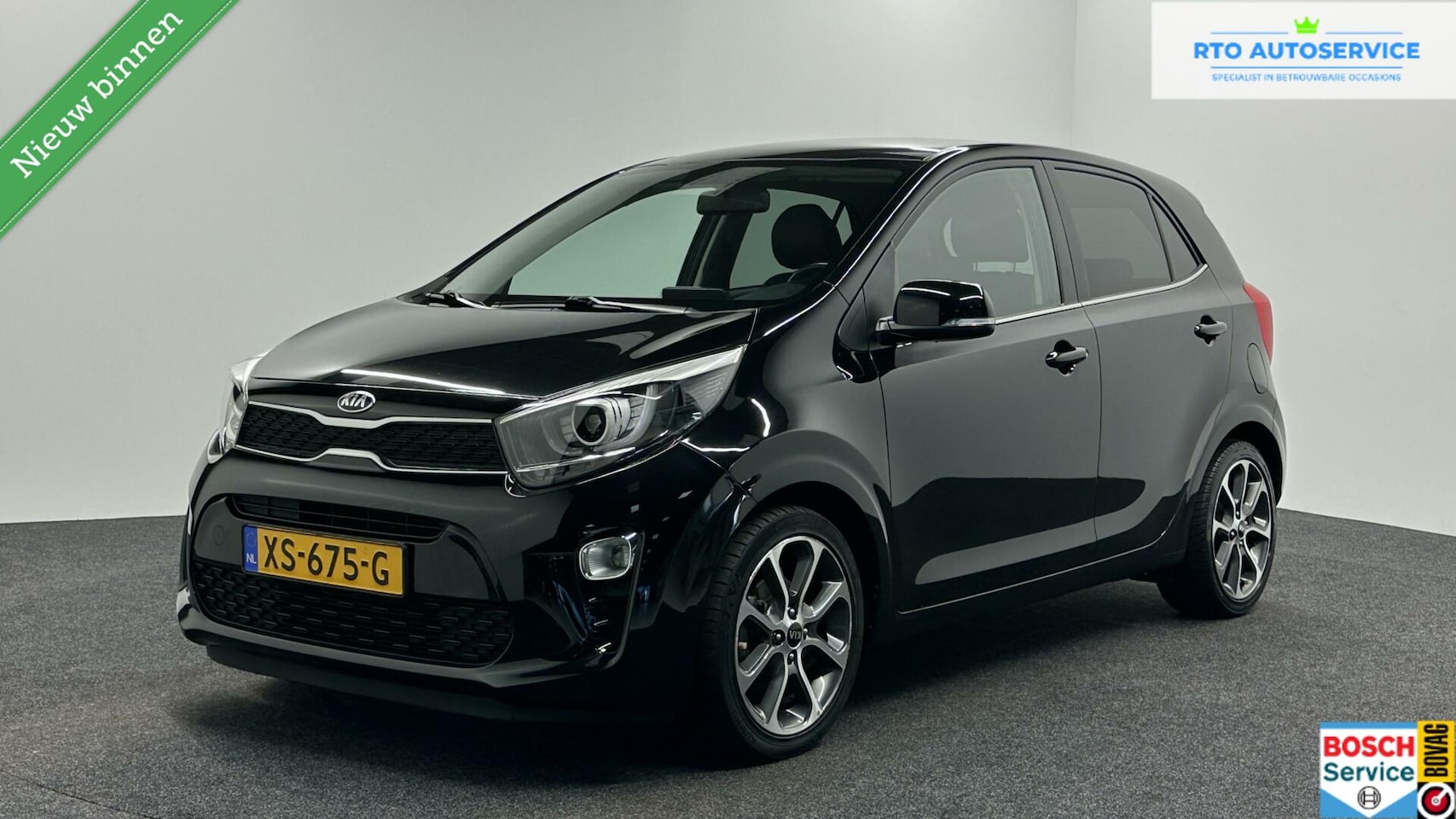 Kia Picanto - 1.0 CVVT DynamicLine CAMERA NAVIGATIE LEER CRUISE - AutoWereld.nl