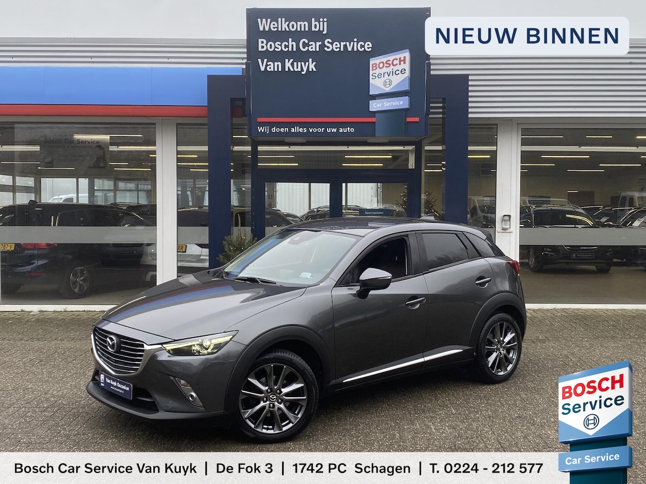 Mazda CX-3 - 2.0 SkyActiv-G 120 GT-Luxury / 120 Pk / Automaat / NL-Auto / 1-Ste Eigenaar / Dealer-Onder - AutoWereld.nl