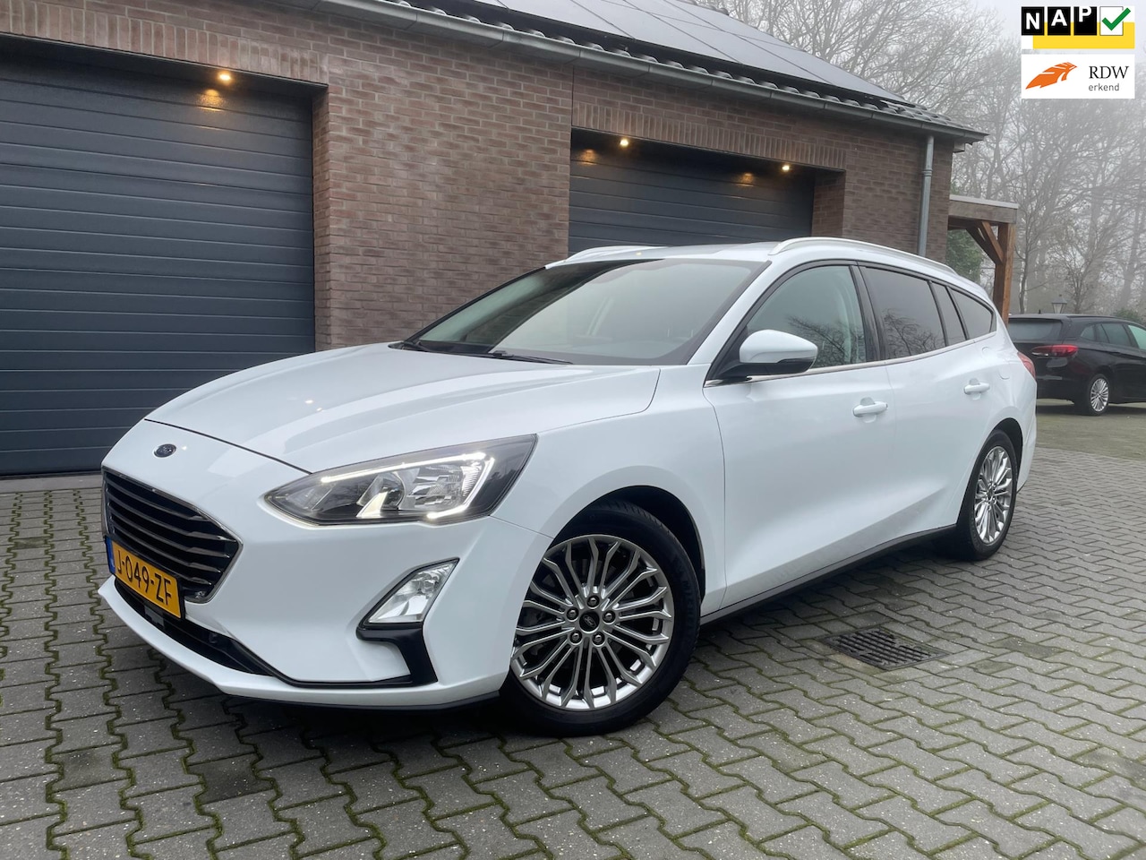 Ford Focus Wagon - 1.0 EcoBoost Hybrid Titanium X Business ECC NAVI CAMERA CARPLAY 2020 - AutoWereld.nl