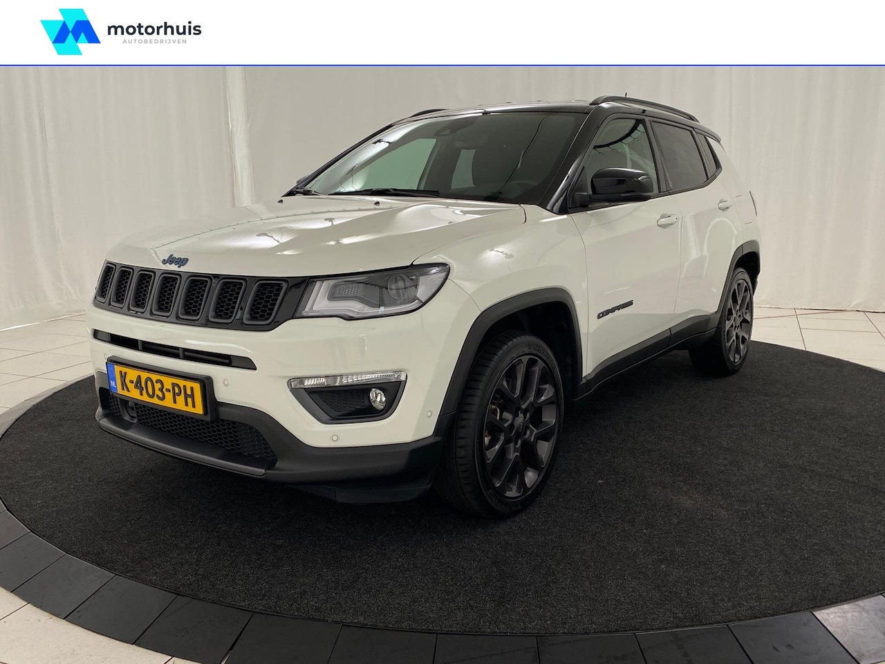 Jeep Compass - 1.3T 4XE 240PK EAWD AUTOMAAT S LEDER ALPINE AUDIO CAMERA NAVI NAP - AutoWereld.nl