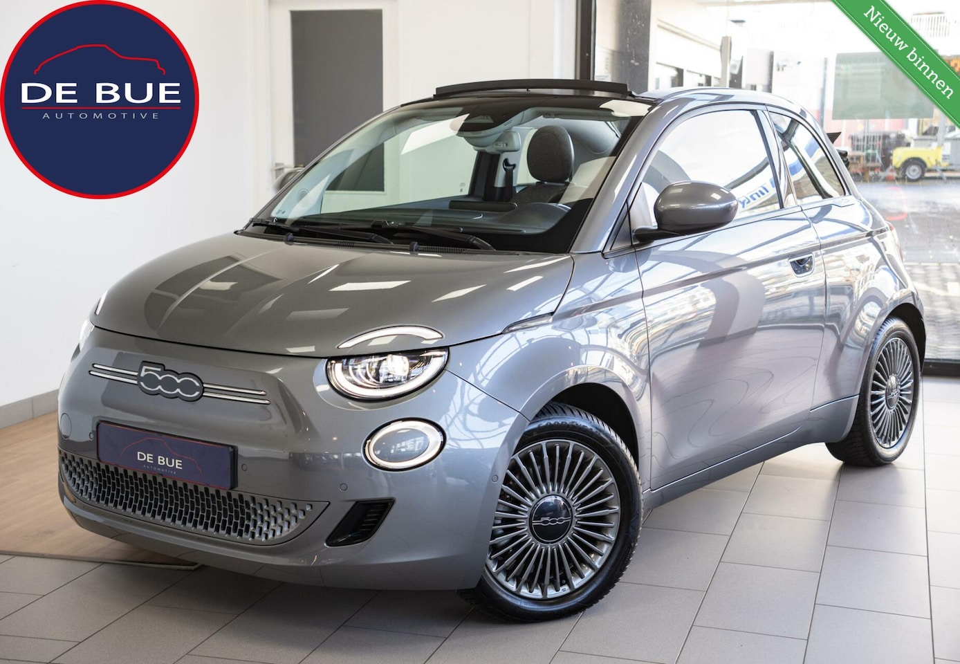 Fiat 500 C - Cabrio Icon 42 kWh 1ste Eig. Full LED Adap. cruise Stoelverwarm. CarPlay €2.000,- subsidie - AutoWereld.nl