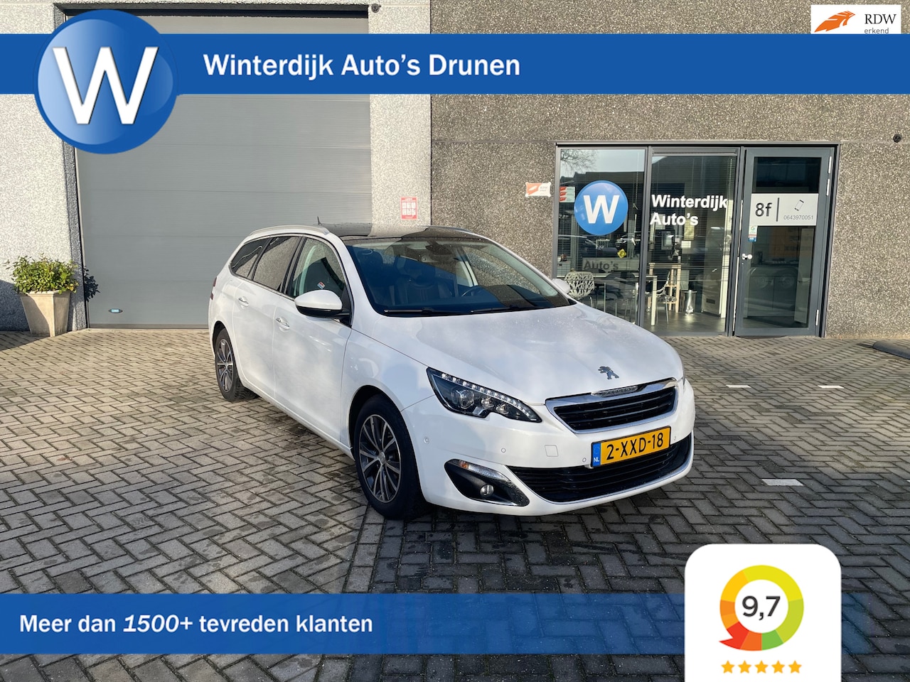 Peugeot 308 SW - 1.2 e-THP Première Pano, Navi, Cruise, Camera - AutoWereld.nl