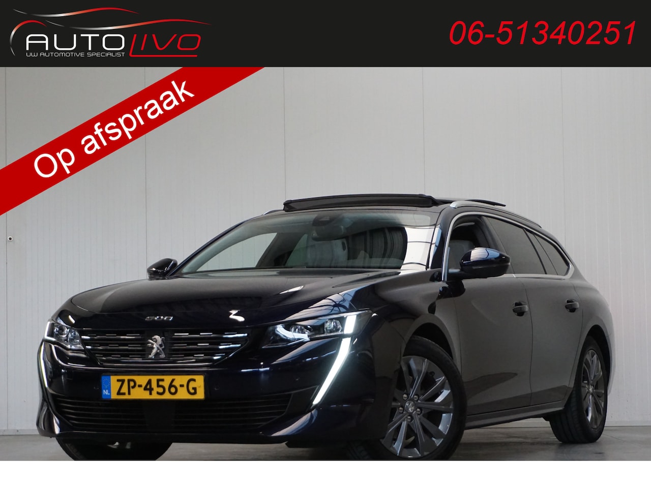 Peugeot 508 SW - 1.5 BlueHDI Blue Lease Allure AUTOMAAT! LED G. NAVI PANO CLIMA PDC etc. - AutoWereld.nl