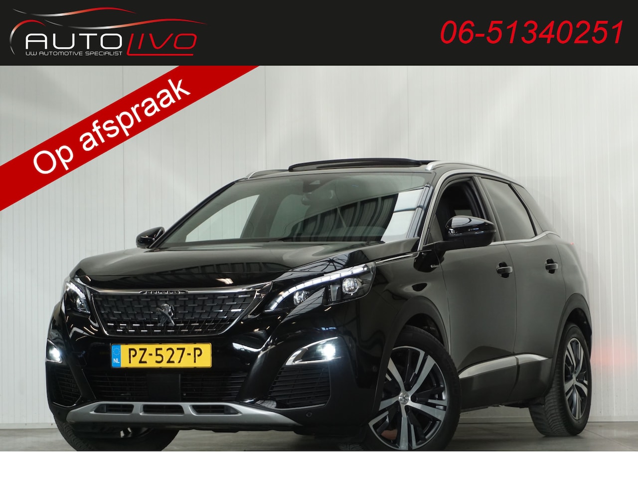 Peugeot 3008 - 1.6 e-THP GT Line AUTOMAAT! PANO LEER FOCAL APPLE NAVI CLIMA PDC etc. - AutoWereld.nl