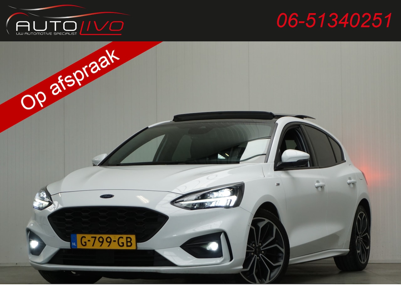 Ford Focus - 1.5 EcoBoost ST Line Business 150 PK! AUTOMAAT! PANO NAVI APPLE CLIMA ST. VERW. etc. - AutoWereld.nl