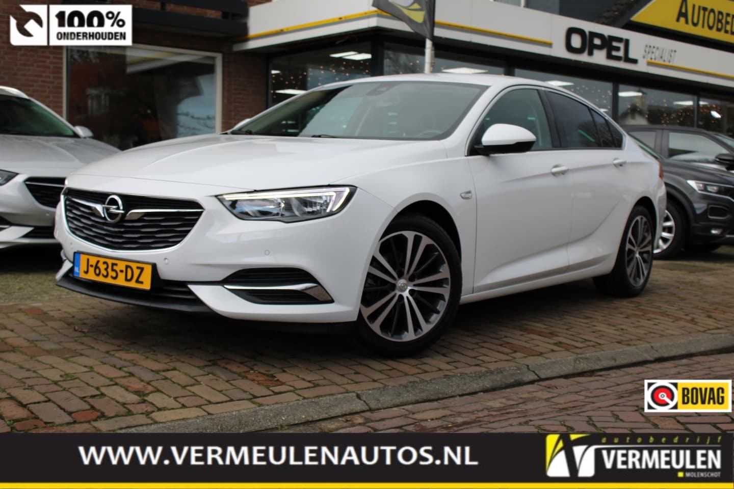 Opel Insignia Grand Sport - 1.5 Turbo 165PK Business Executive + 18"/ Navi/ Leder/ Camera/ Winterpakket/ NL auto - AutoWereld.nl