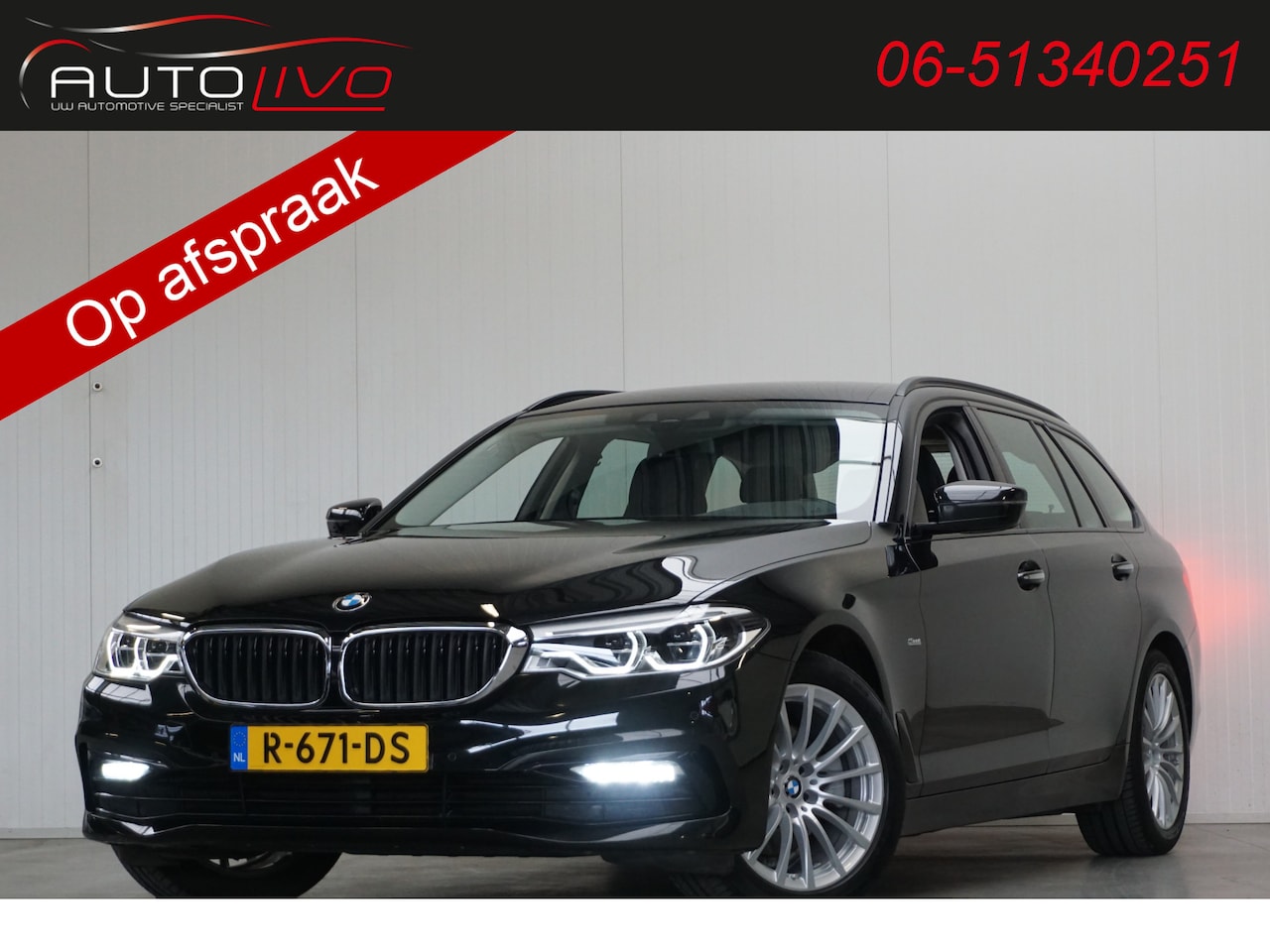 BMW 5-serie Touring - 520d High Executive 190 PK! AUTOMAAT! BOM VOL! - AutoWereld.nl