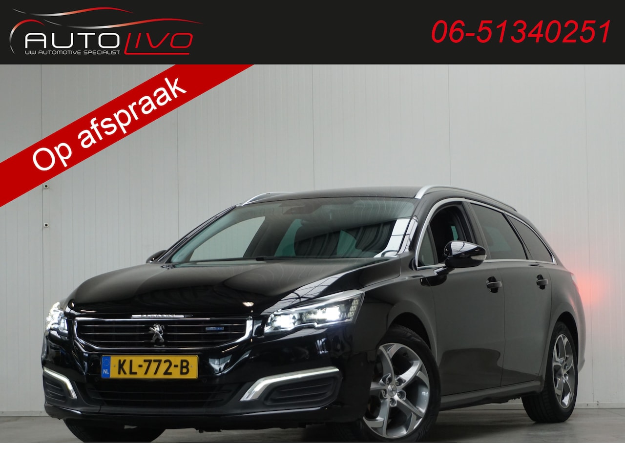 Peugeot 508 SW - 1.6 BlueHDi Blue Lease Executive VOL AUTOMAAT! LED PANO NAVI CLIMA PDC etc. - AutoWereld.nl