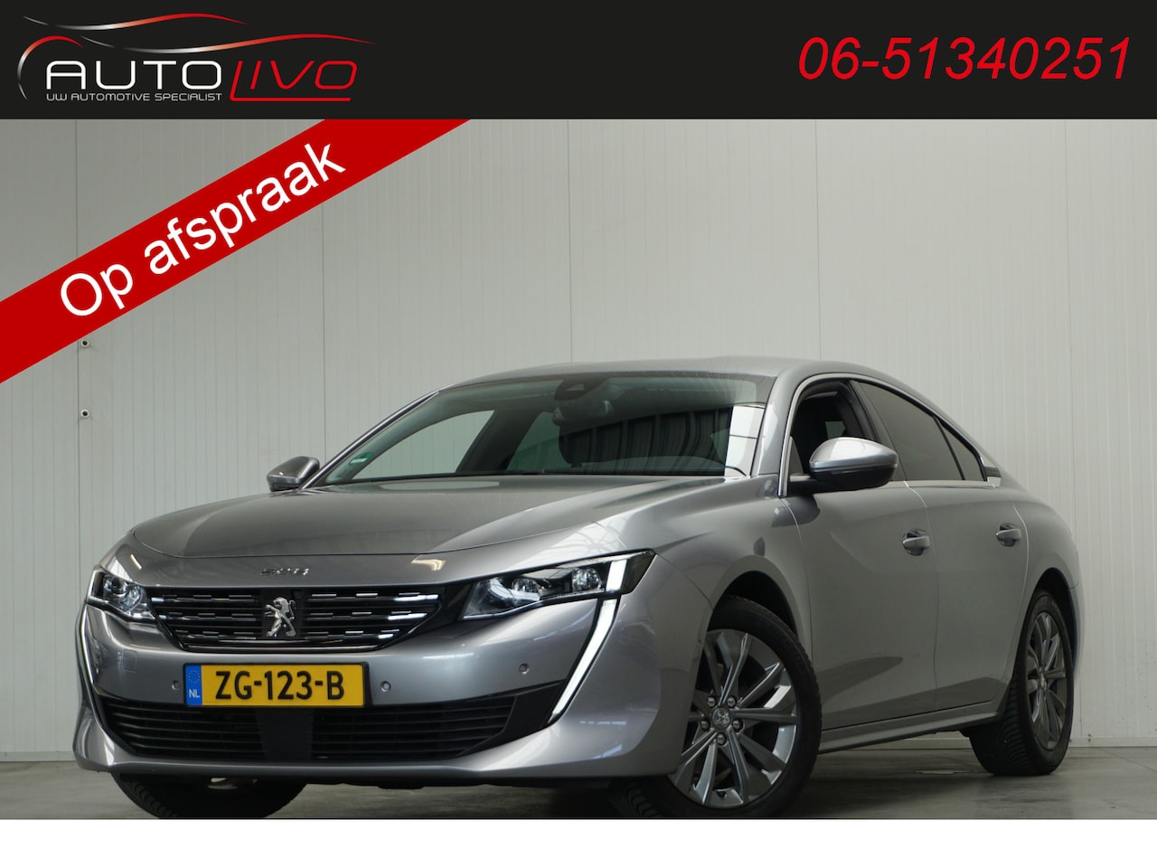 Peugeot 508 - 1.5 BlueHDI Blue Lease Allure AUTOMAAT! LED G. NAVI CLIMA PDC CAMERA etc. - AutoWereld.nl