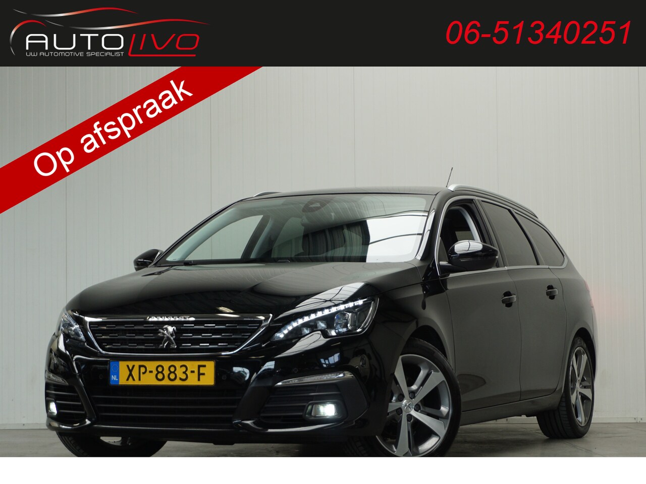 Peugeot 308 SW - 1.2 PureTech Blue Lease Premium 130 PK! PANO LEER MASSAGE LED TREKHAAK etc. - AutoWereld.nl