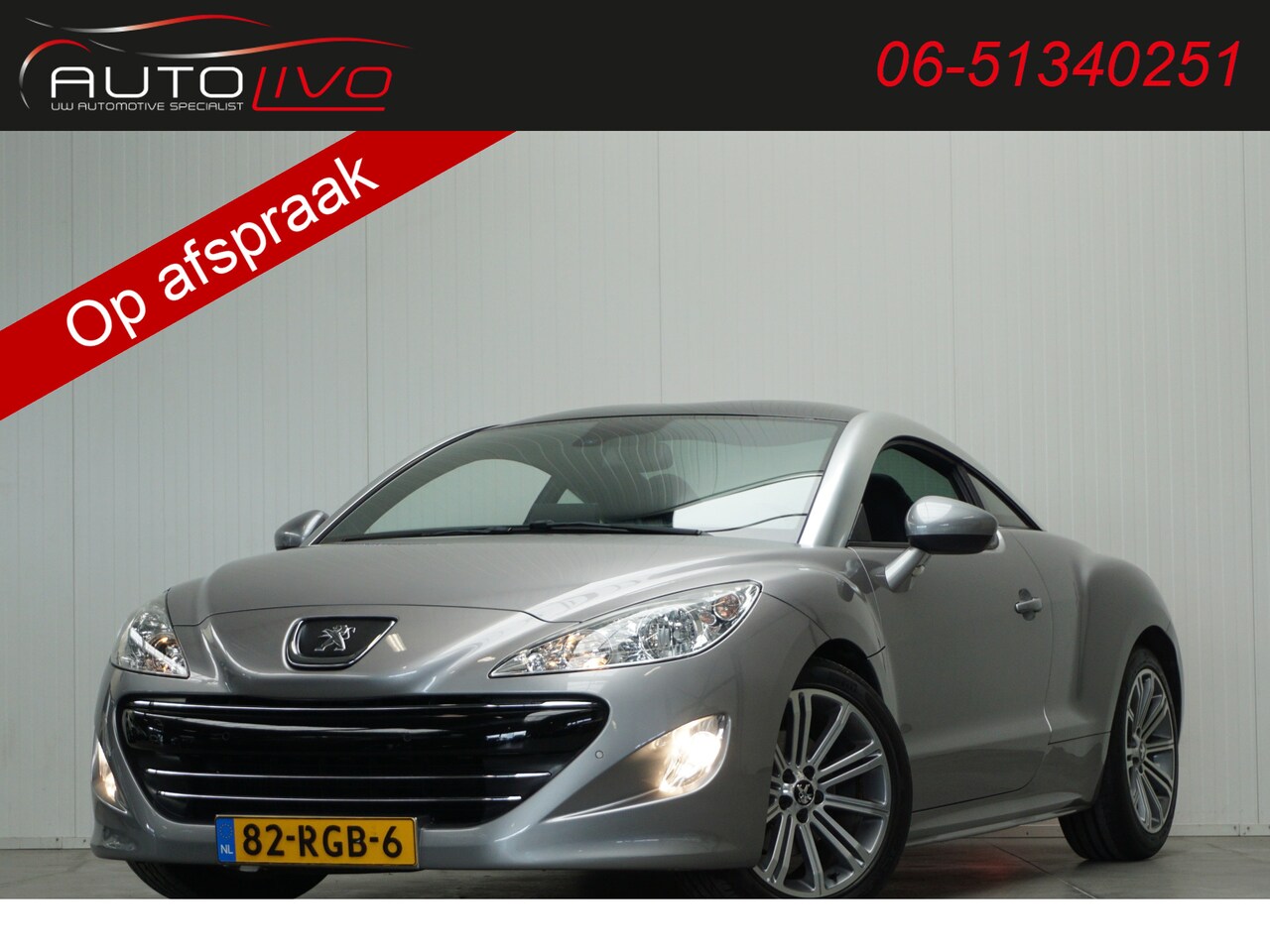 Peugeot RCZ - 1.6 THP AUTOMAAT! NL AUTO! LEER JBL NAVI CLIMA PDC etc. - AutoWereld.nl