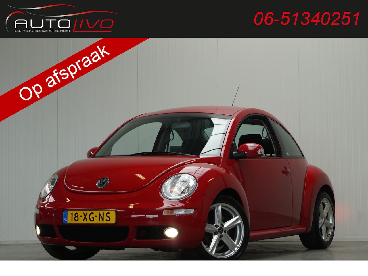 Volkswagen New Beetle - 1.8-20V T Highline 150 PK! NL AUTO! BOM VOL!! - AutoWereld.nl