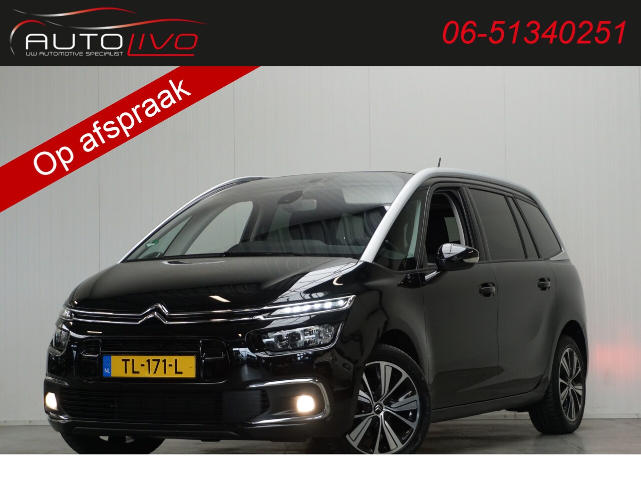 Citroën Grand C4 Picasso - 1.2 PureTech Business AUTOMAAT! NAVI APPLE CLIMA CRUISE TREKHAAK etc. - AutoWereld.nl