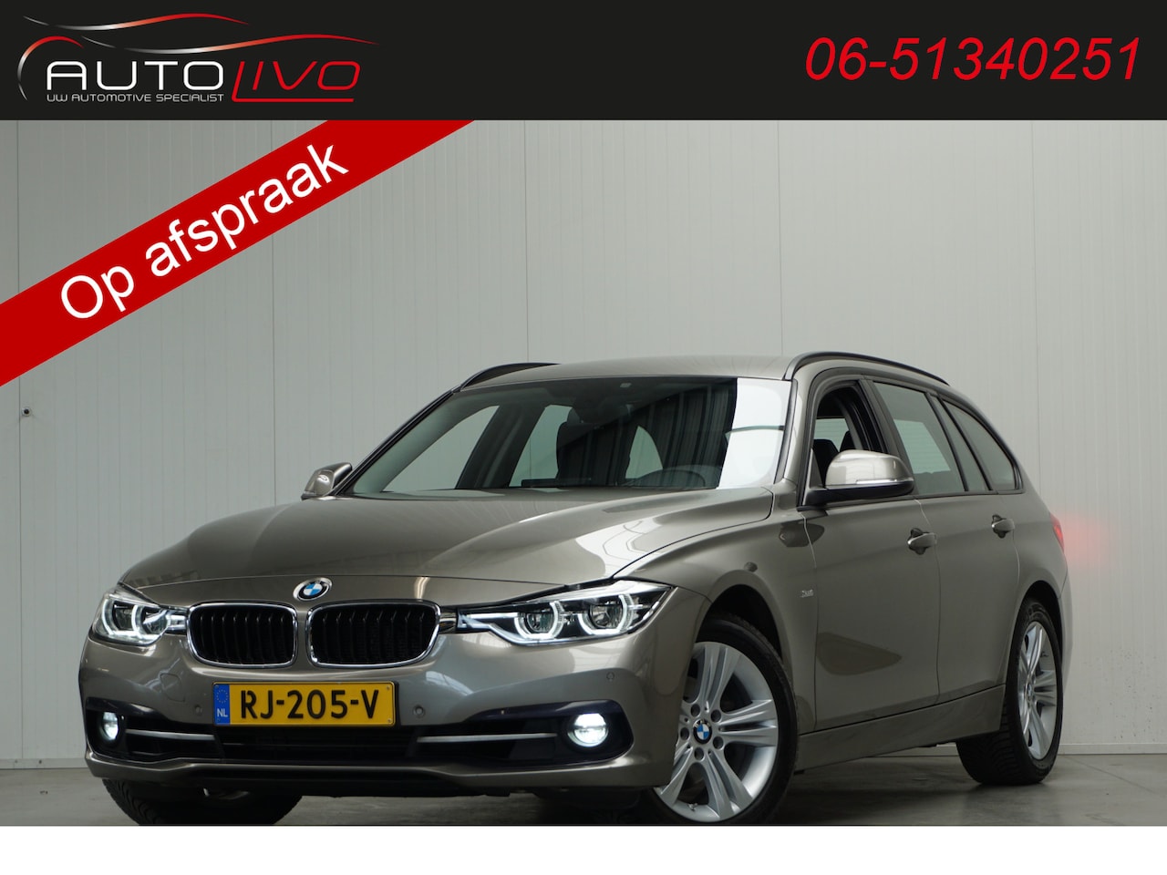 BMW 3-serie Touring - 318i Corporate Lease High Executive AUTOMAAT! GROOT NAVI XENON LEER etc. - AutoWereld.nl