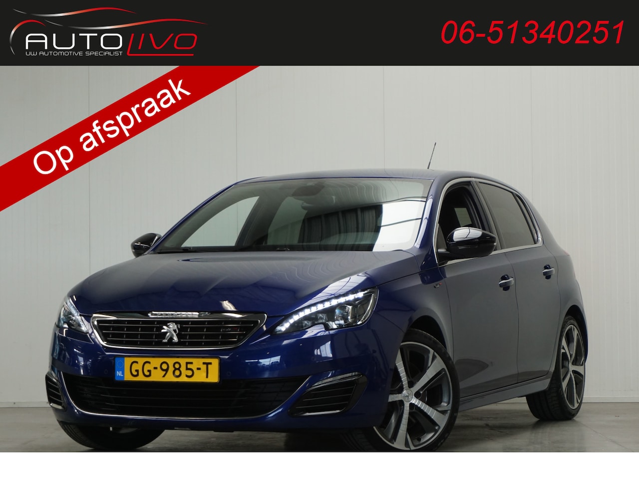 Peugeot 308 - 1.6 e-THP GT 205 PK! LED NAVI CLIMA H LEER etc. - AutoWereld.nl