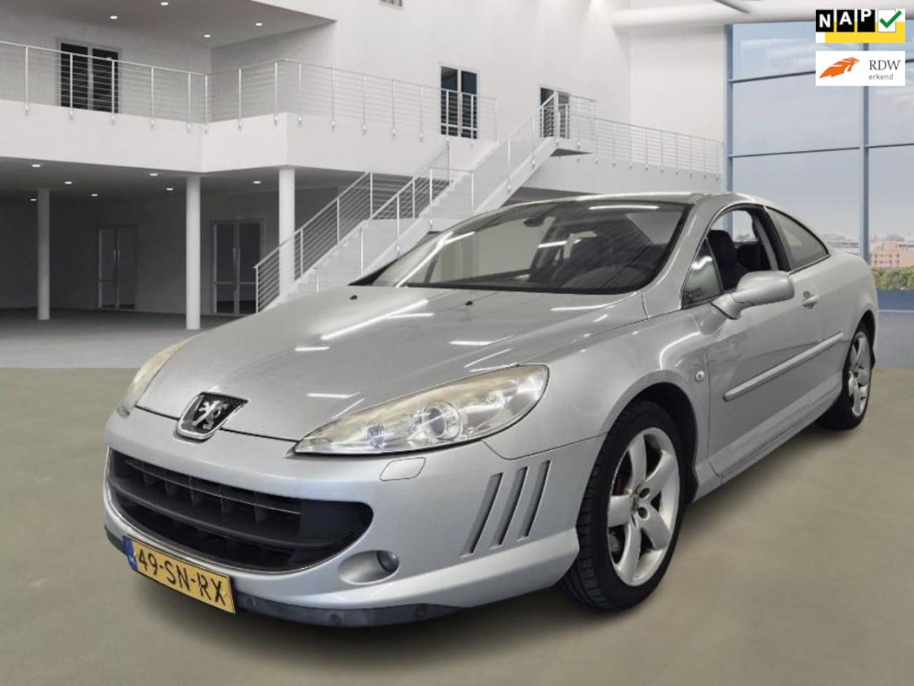 Peugeot 407 Coupé - 3.0-24V Féline/AUT/NAVI/PSENSOR/XENON/LEDER/211PK - AutoWereld.nl