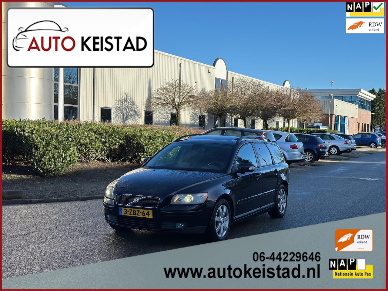 Volvo V50 - 2.4 D5 SUMMUM AUTOMAAT LEDER/XENON/MEMORY! YOUNGTIMER! - AutoWereld.nl