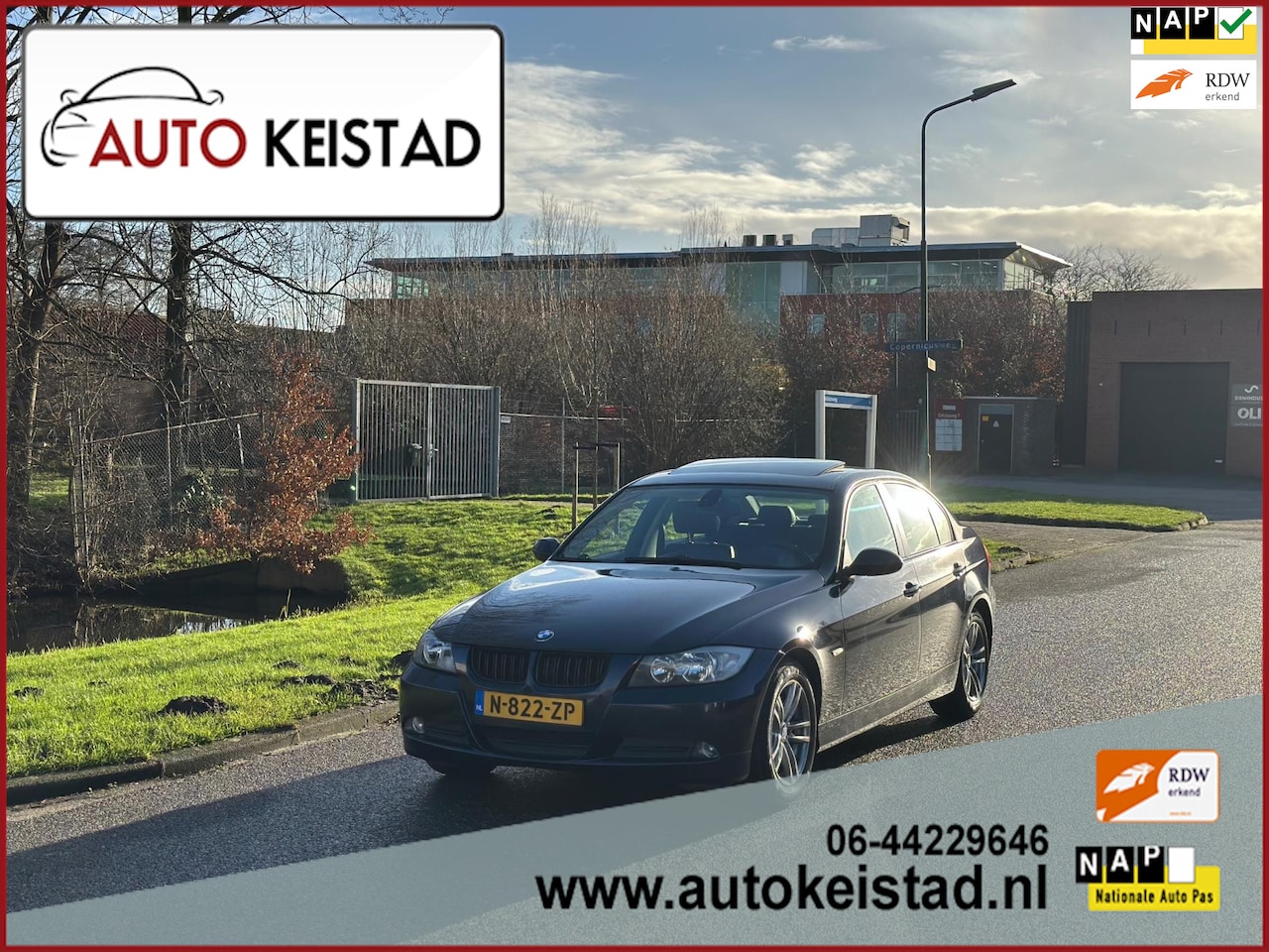 BMW 3-serie - 318i AUTOMAAT LEDER/SCHUIFDAK/CLIMA! VELE OPTIES! - AutoWereld.nl