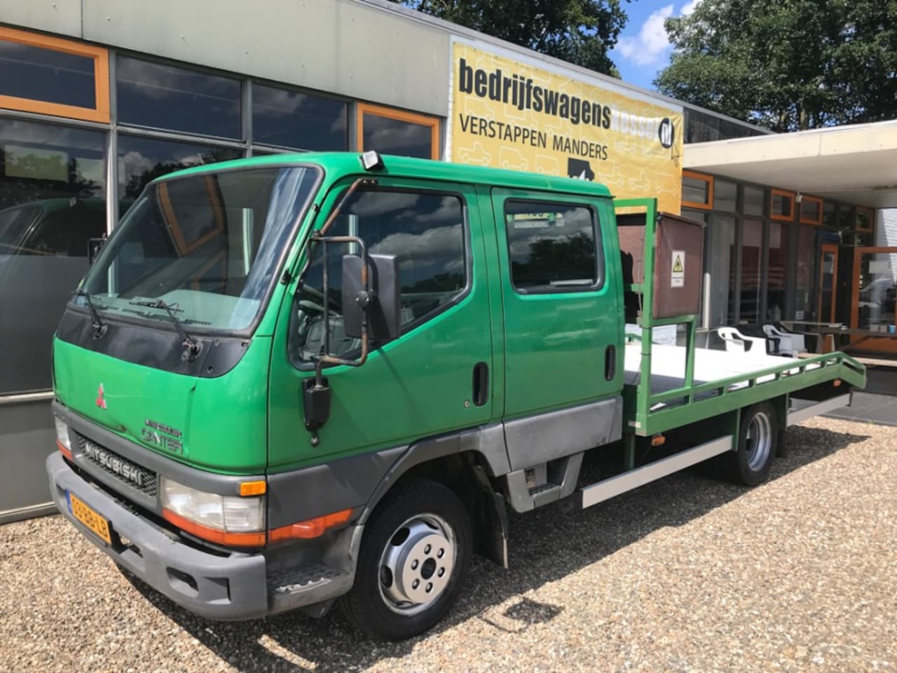 Mitsubishi Canter - FB634 3.0 TD DC 7-Pers Oprijwagen Machinetransporter Trekhaak 3.5t - AutoWereld.nl