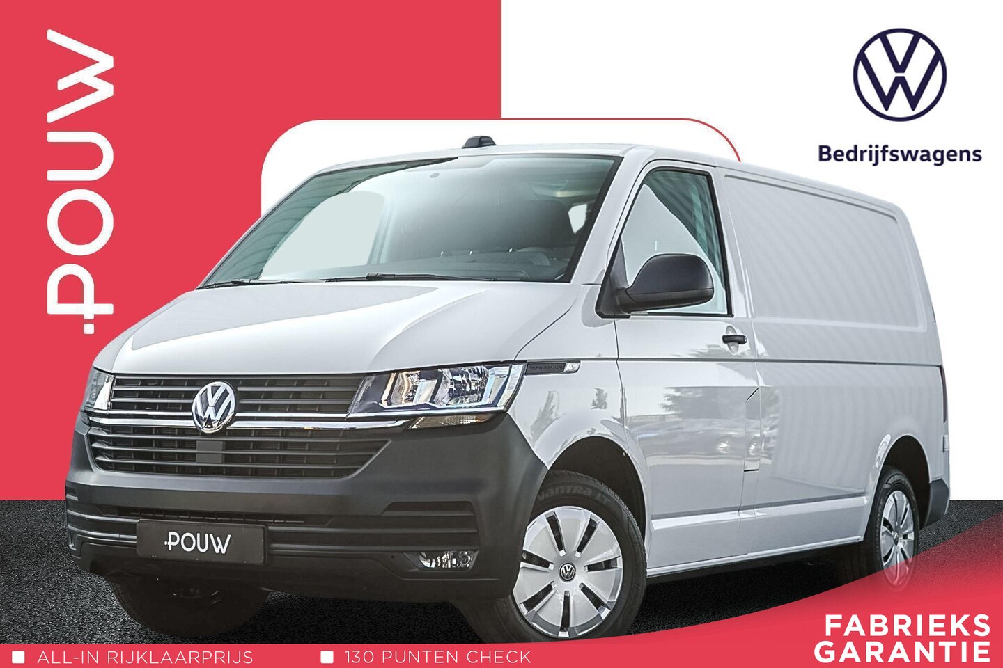 Volkswagen Transporter - 2.0 TDI 110pk L1H1 28 | Apple Carplay & Android Auto | Cruise Control | Camera | Airco - AutoWereld.nl