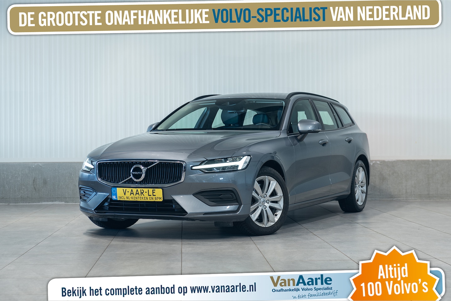 Volvo V60 - B4 DSL Aut. Leder Navigatie 197pk - AutoWereld.nl