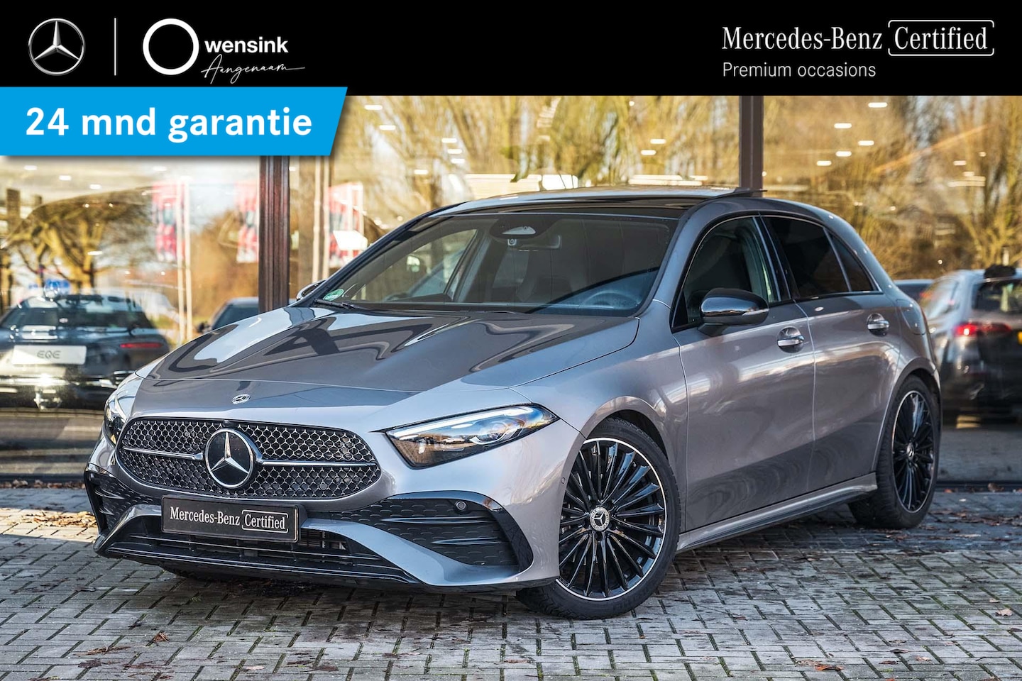 Mercedes-Benz A-klasse - 180 AMG Line | Panoramadak | Burmester| Dodehoekassist | Sfeerverlichting | MBUX | Nightpa - AutoWereld.nl