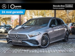 Mercedes-Benz A-klasse - 180 AMG Line | Panoramadak | Burmester| Dodehoekassist | Sfeerverlichting | MBUX | Nightpa