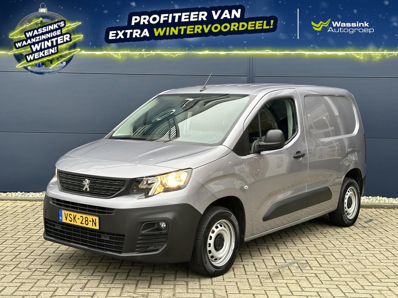 Peugeot Partner - 1.5 BlueHDi 100pk 3-zits Premium, Navigatie | Parkeersensoren | Schuifdeur | Airco - AutoWereld.nl