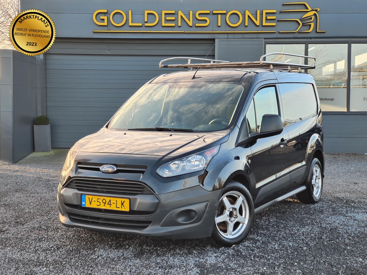 Ford Transit Connect - 1.5 TDCI L1 Economy Edition Airco,Bluetooth,LM Velgen,Dak Imperiaal,Trekhaak,N.A.P,APK Bij - AutoWereld.nl