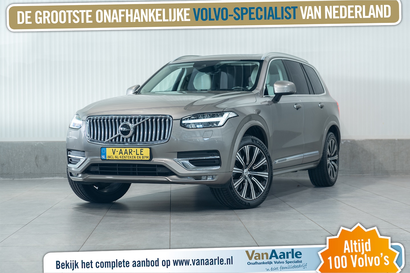 Volvo XC90 - 7p. B5 AWD Aut. Mild-Hybrid Inscription Trekhaak Parkeercamera Panoramadak 235pk - AutoWereld.nl