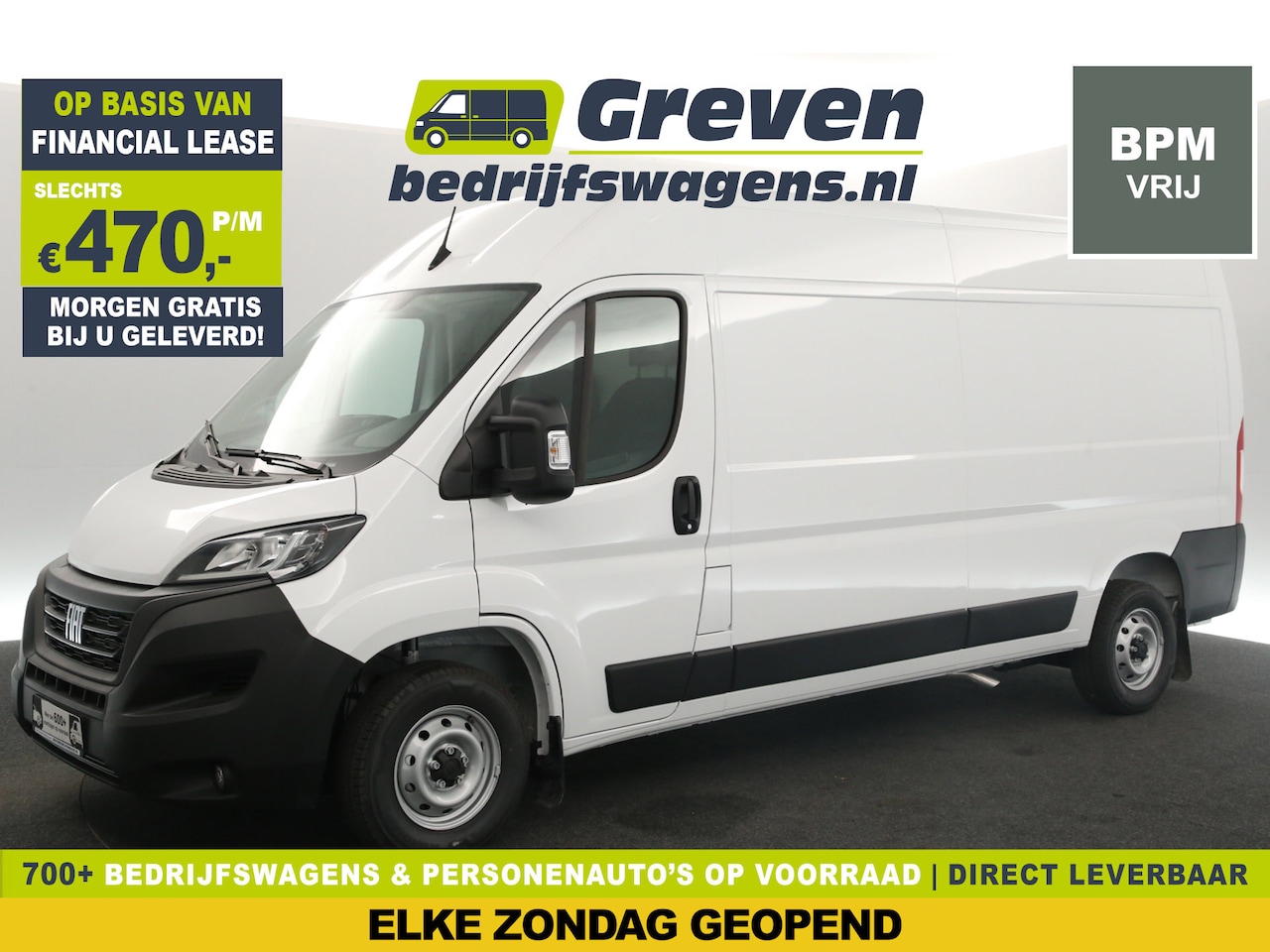 Fiat Ducato - 35 2.2 MultiJet L3H2 140PK | BPM Vrij | NIEUW | Airco Cruise PDC 3 Persoons Elektrpakket - AutoWereld.nl