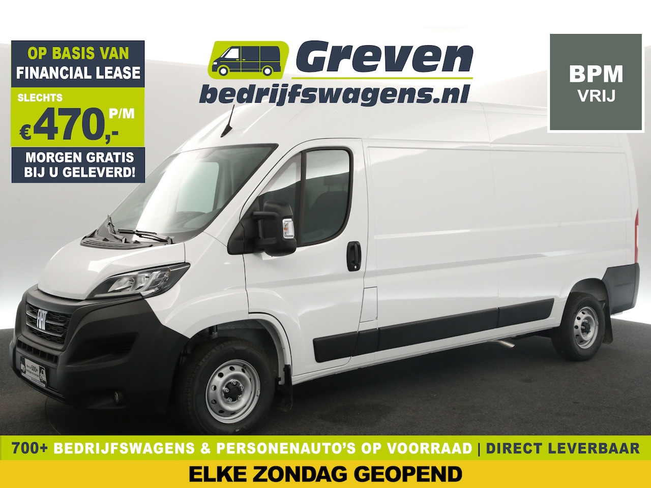 Fiat Ducato - 35 2.2 MultiJet L3H2 140PK | NIEUW | BPM Vrij | Airco Cruise PDC 3 Persoons Elektrpakket - AutoWereld.nl