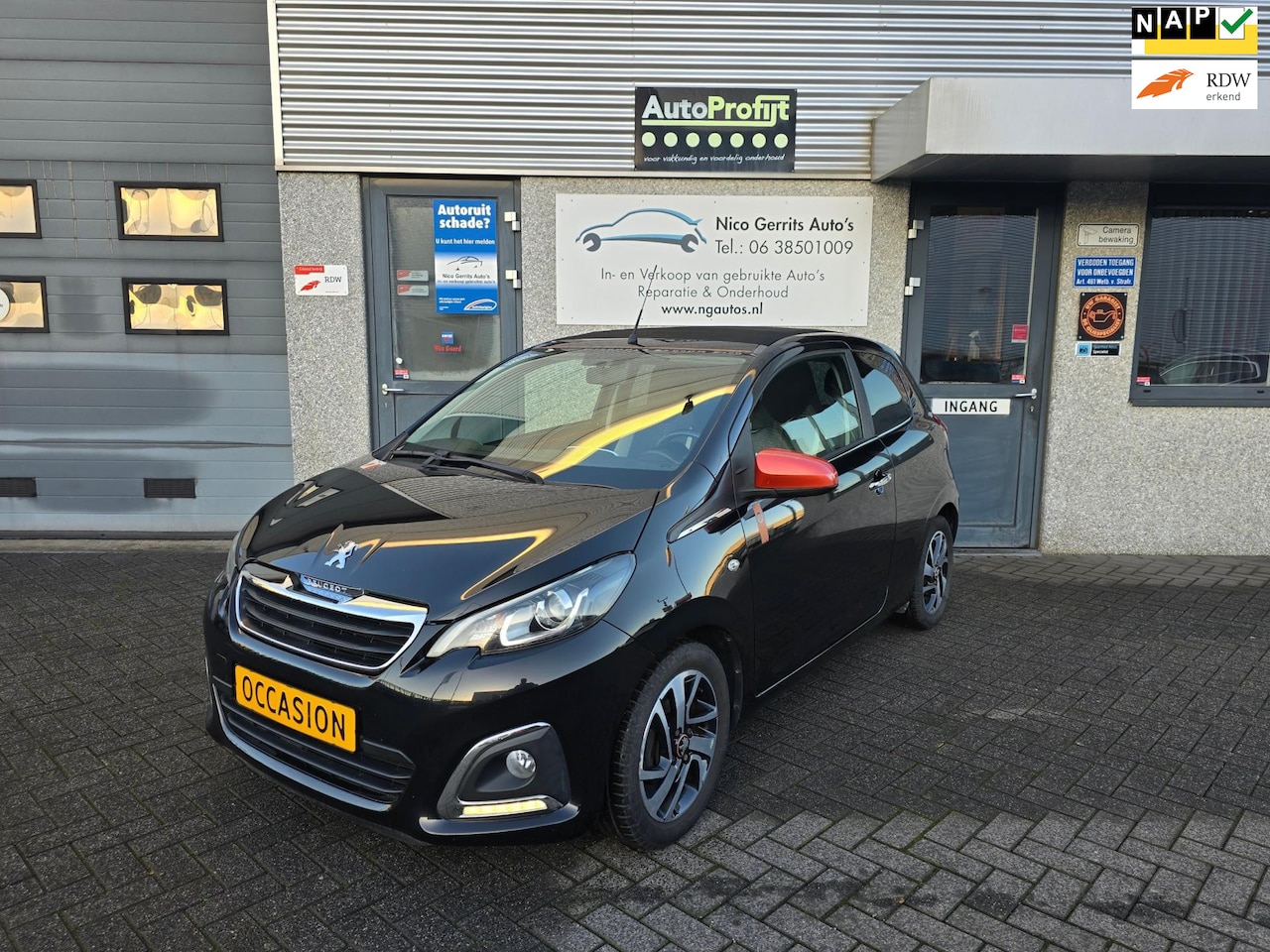 Peugeot 108 - 1.2 Puretech Roland Garros TOP Cabrio Eerste eigenaar - AutoWereld.nl