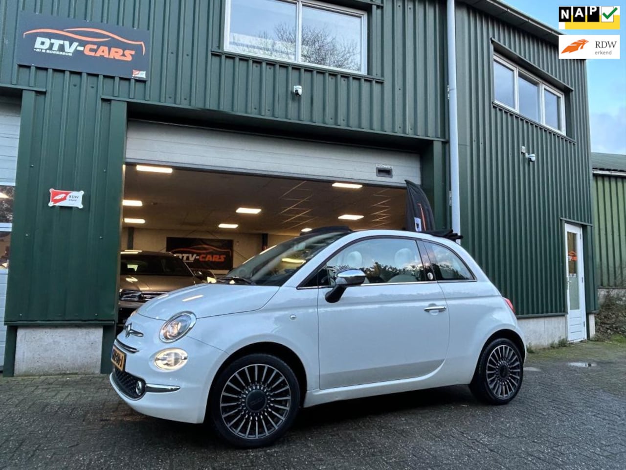 Fiat 500 C - 1.2 Mirror Cabrio Automaat - AutoWereld.nl