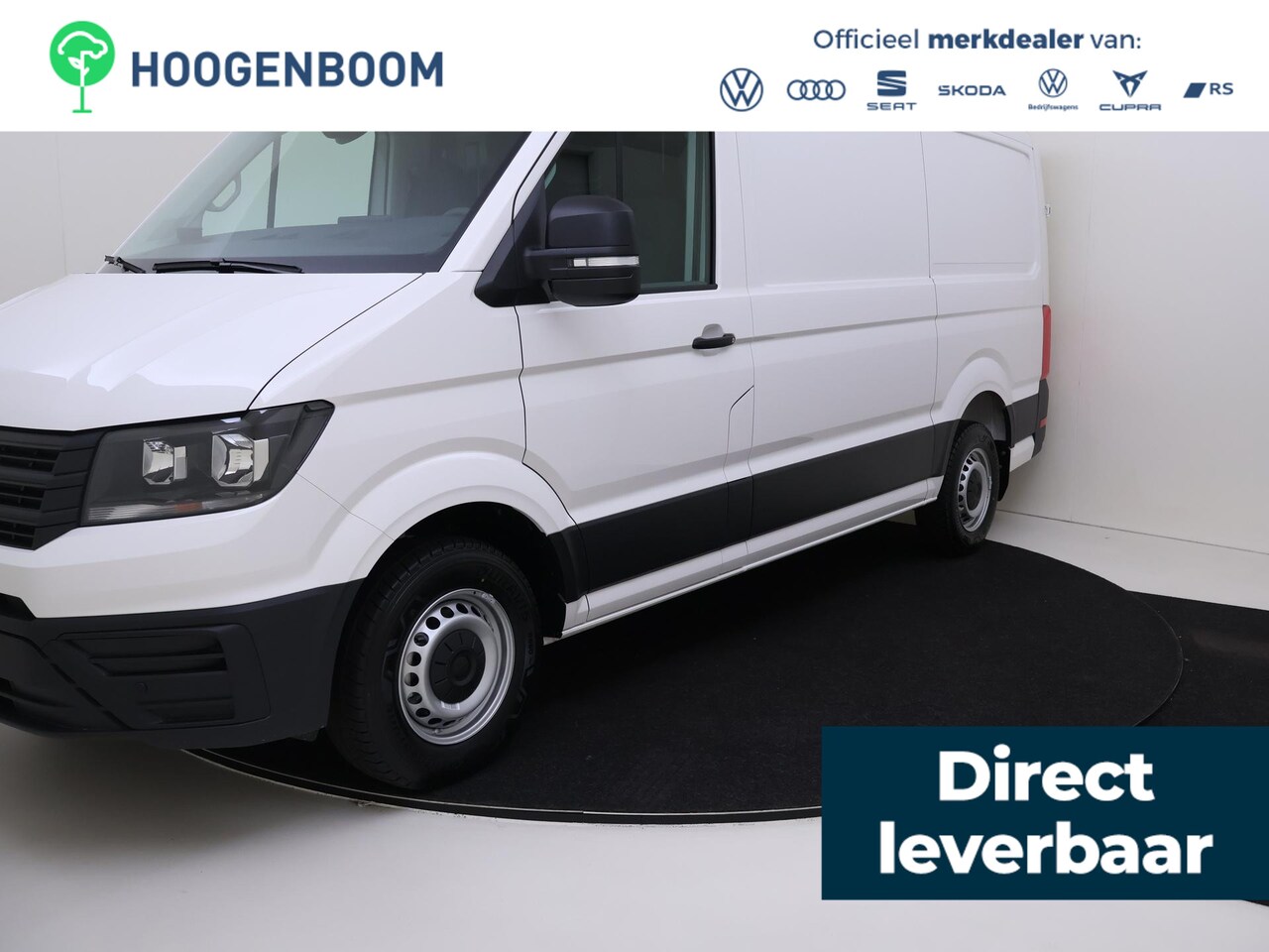 Volkswagen Crafter - Bedrijfswagens Trendline 35 2.0 TDI L3H2 140 pk 6 versn. hand Bijrijdersbank | Keyless Go - AutoWereld.nl