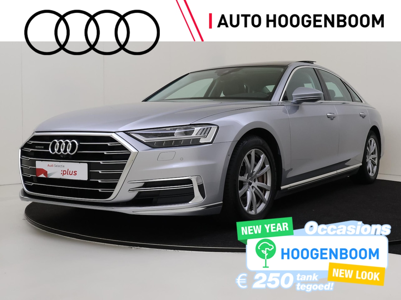 Audi A8 - 55 TFSI quattro Pro Line Plus | Panoramadak | Luchtvering | Bang & Olufsen | 360 camera | - AutoWereld.nl