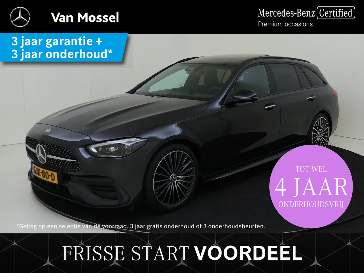 Mercedes-Benz C-klasse Estate - 200 AMG Line / Pano / Keyless entry / Memory Seats / 360* camera / Multispaak/ - AutoWereld.nl