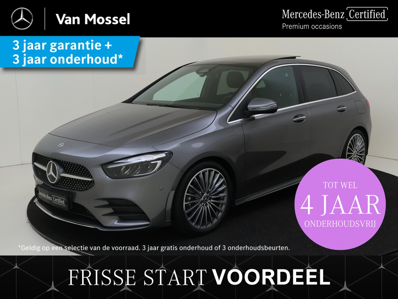 Mercedes-Benz B-klasse - 180 AMG Line / Pano / 19'' Multispaak / Privacy Glass / Parkeer Camera / - AutoWereld.nl