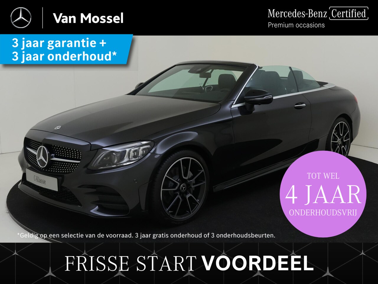 Mercedes-Benz C-klasse Cabrio - 180 AMG Line | Memory-Stoelen | Stoelverwarming | Stoelverkoeling | 360Graden-Camera | Nie - AutoWereld.nl