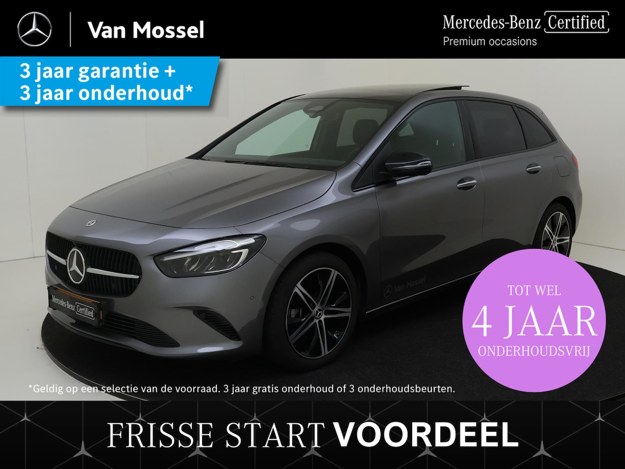 Mercedes-Benz B-klasse - 180 Luxury Line / Stoelverwarming / Achteruitrijcamera / Night-Pakket / Panaroma-schuifdak - AutoWereld.nl