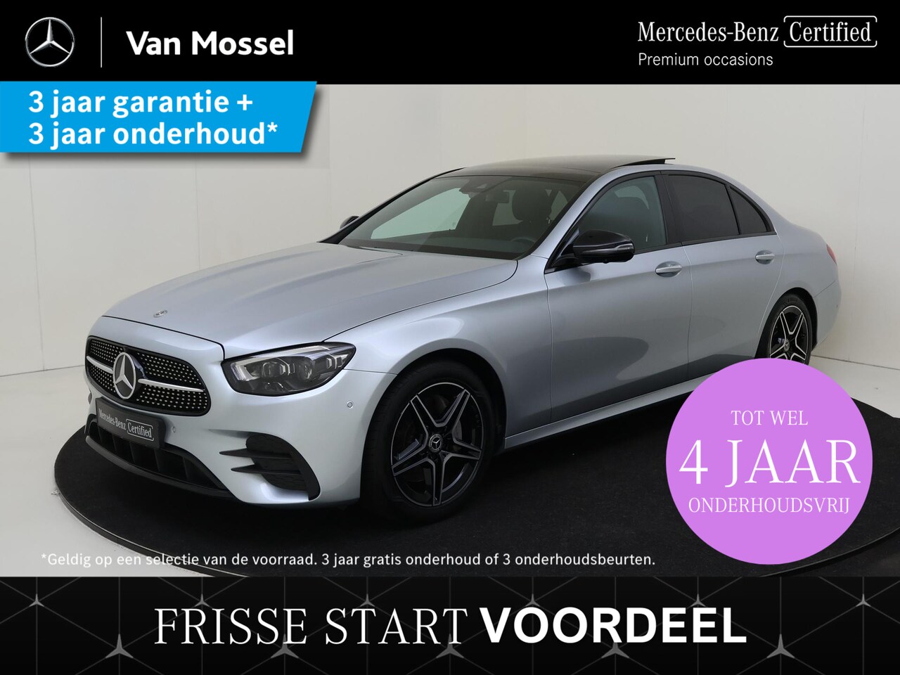 Mercedes-Benz E-klasse - 200 Business Solution AMG / Stoelverwarming / Achteruitrijcamera / Night-Pakket / Panaroma - AutoWereld.nl