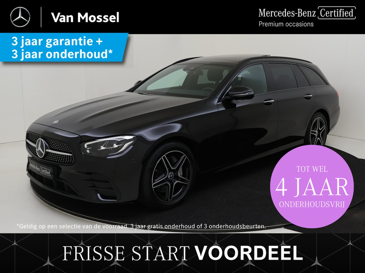 Mercedes-Benz E-klasse Estate - 200 Business Solution AMG / Panoramadak/ Night/ Memory/ Burmester - AutoWereld.nl