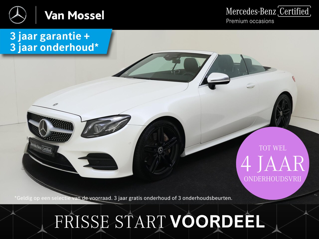 Mercedes-Benz E-klasse Cabrio - 300 Premium Plus / AMG/ 19 inch/ Memory/ Blauwe kap - AutoWereld.nl