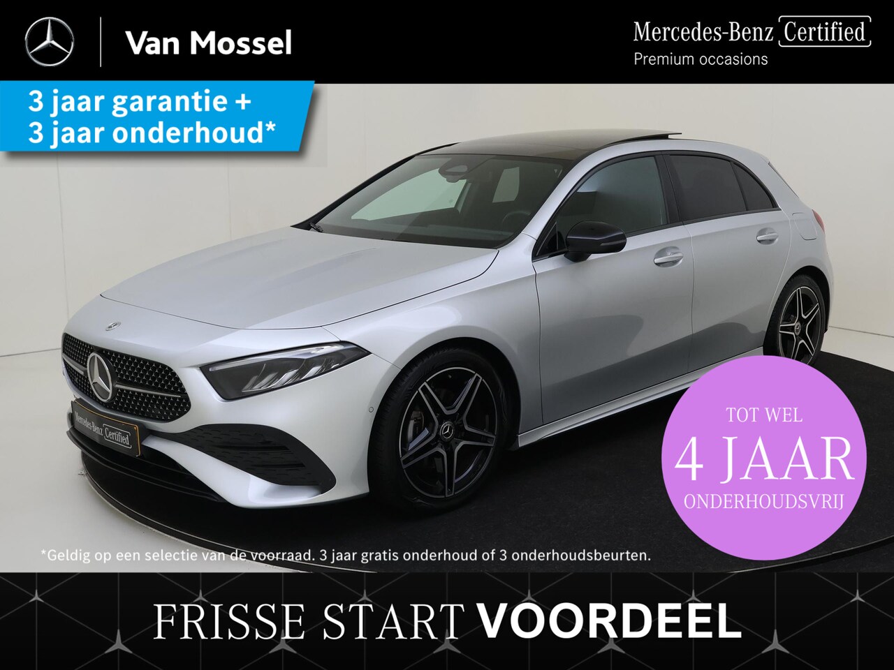 Mercedes-Benz A-klasse - 180 AMG Line / Stoelverwarming / Achteruitrijcamera / Panaroma-schuifdak / Night-Pakket / - AutoWereld.nl